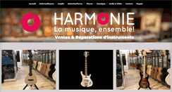 Desktop Screenshot of harmonie-musique.com