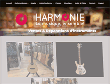 Tablet Screenshot of harmonie-musique.com